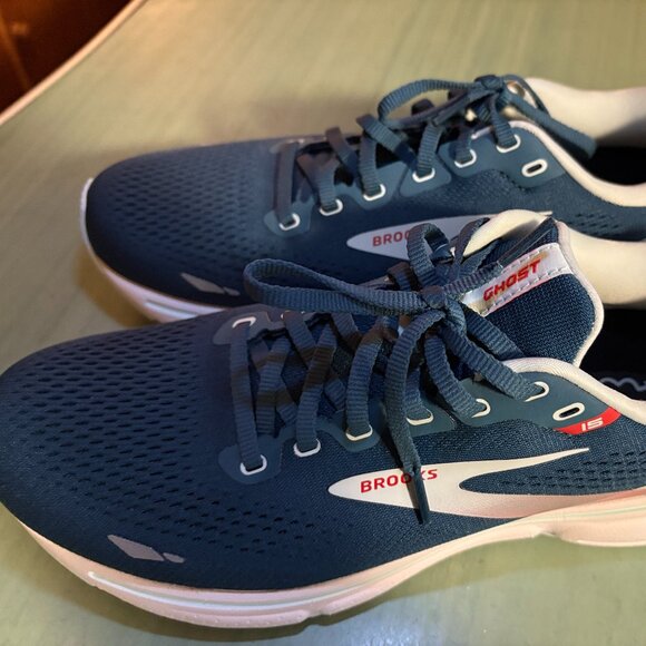 WORN 1X Womens Brooks Ghost 15 Running Shoes Size 11 B 1203801B497 - Picture 1 of 12